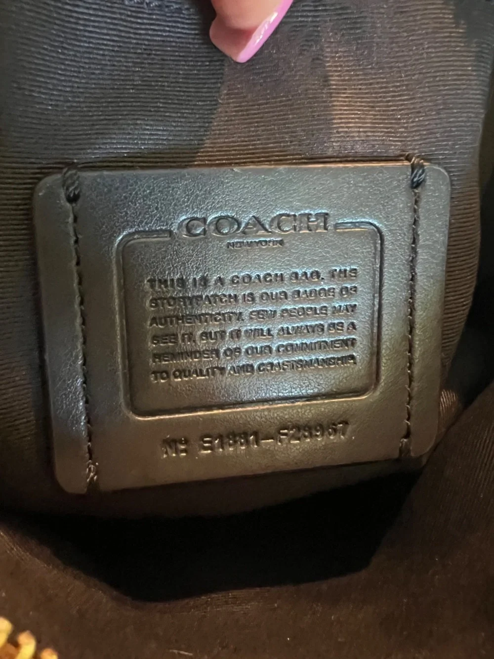 Coach Convertible Shoulder Bag - Picture 8 of 10